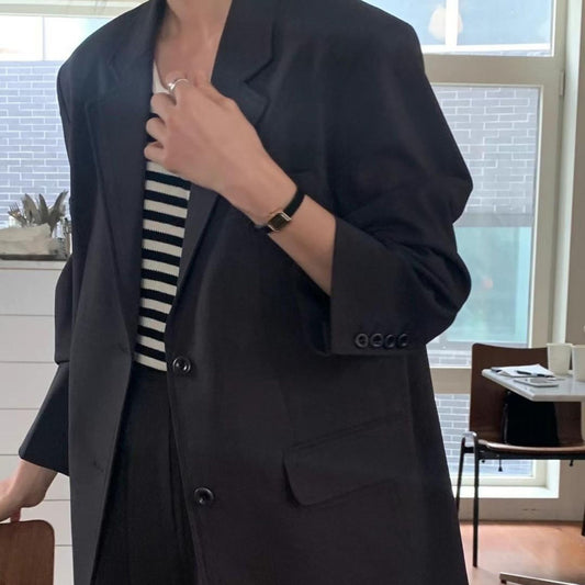 Classic Tailored Blazer Black