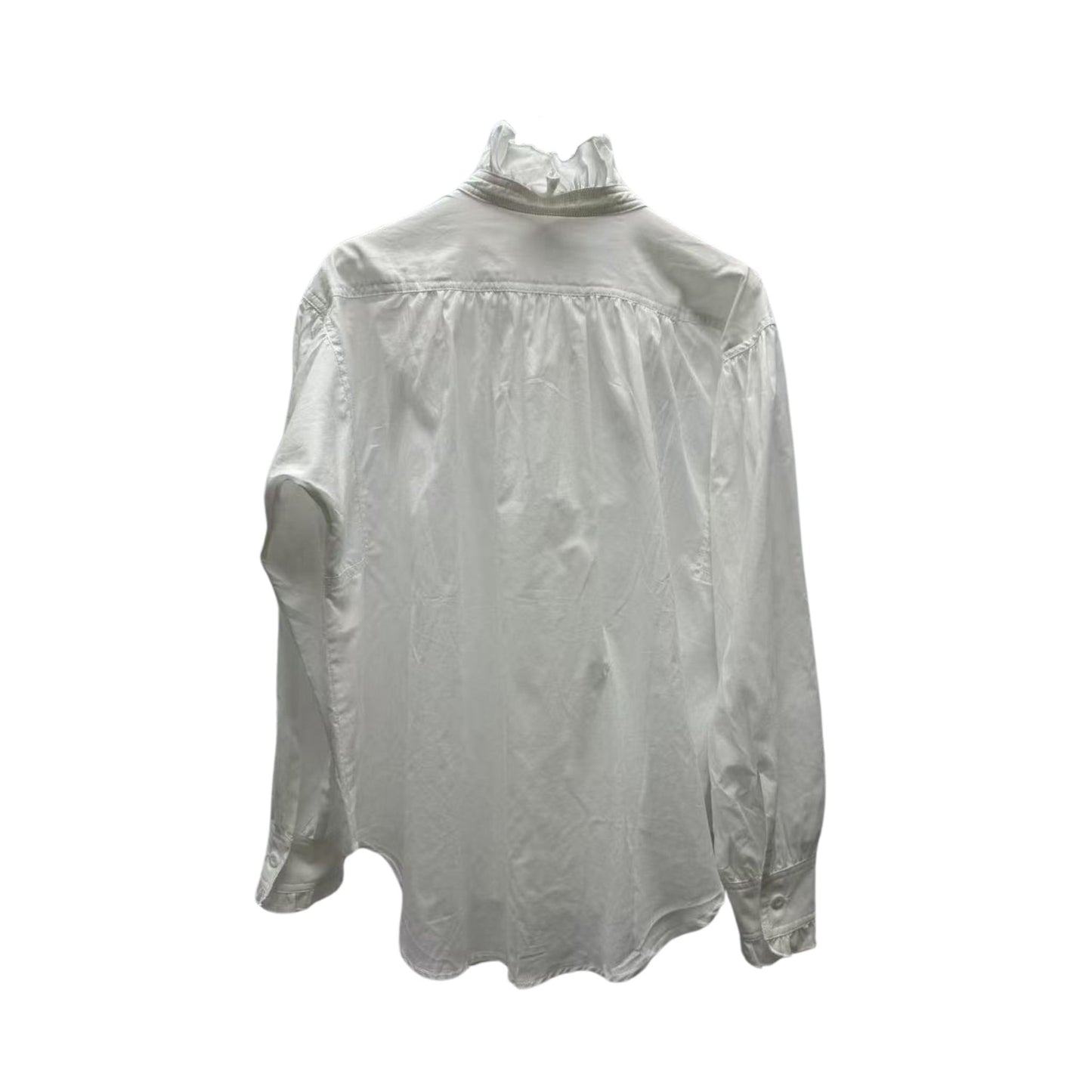 Retro Romance Rüschenbluse Weiß