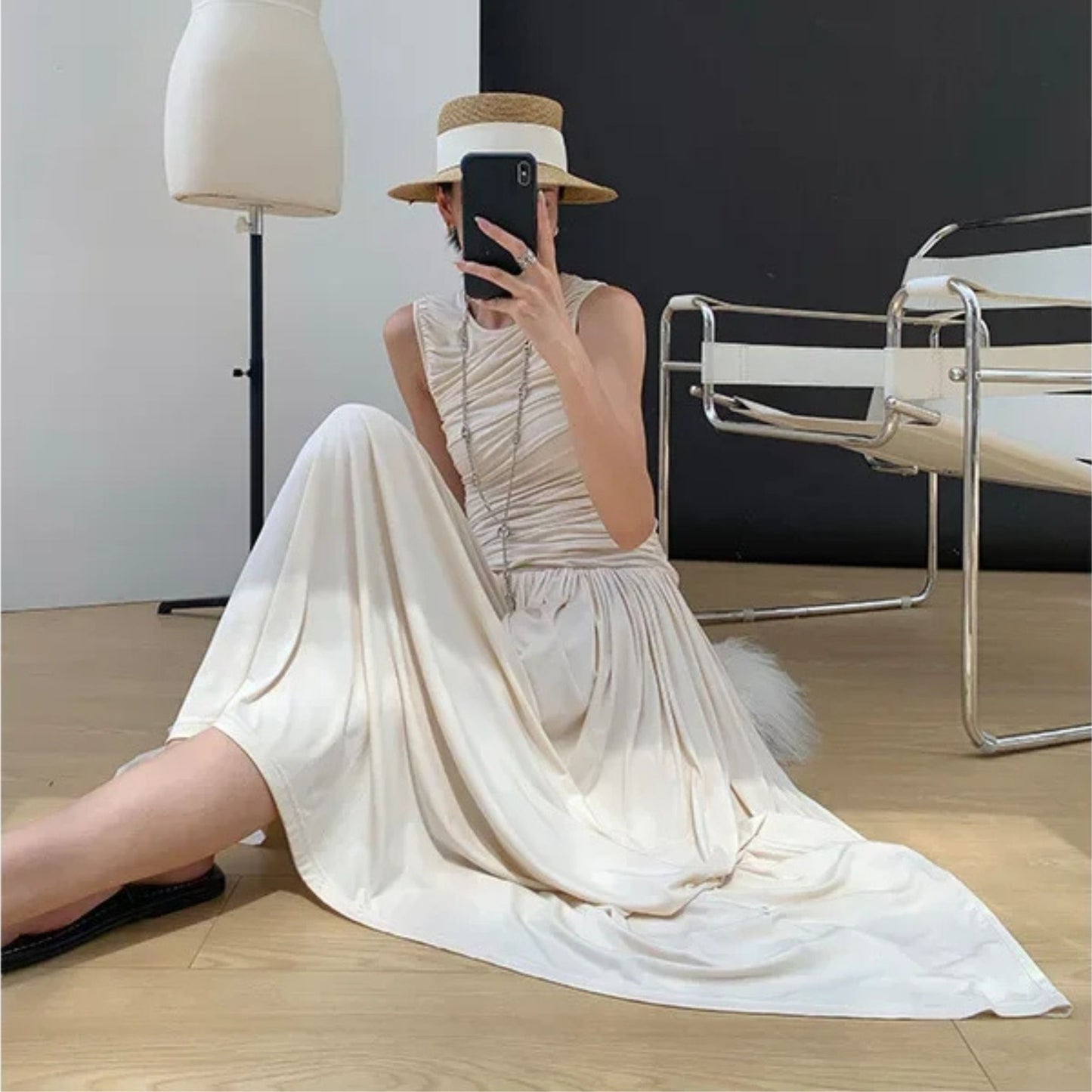 Ivory Glow Dress