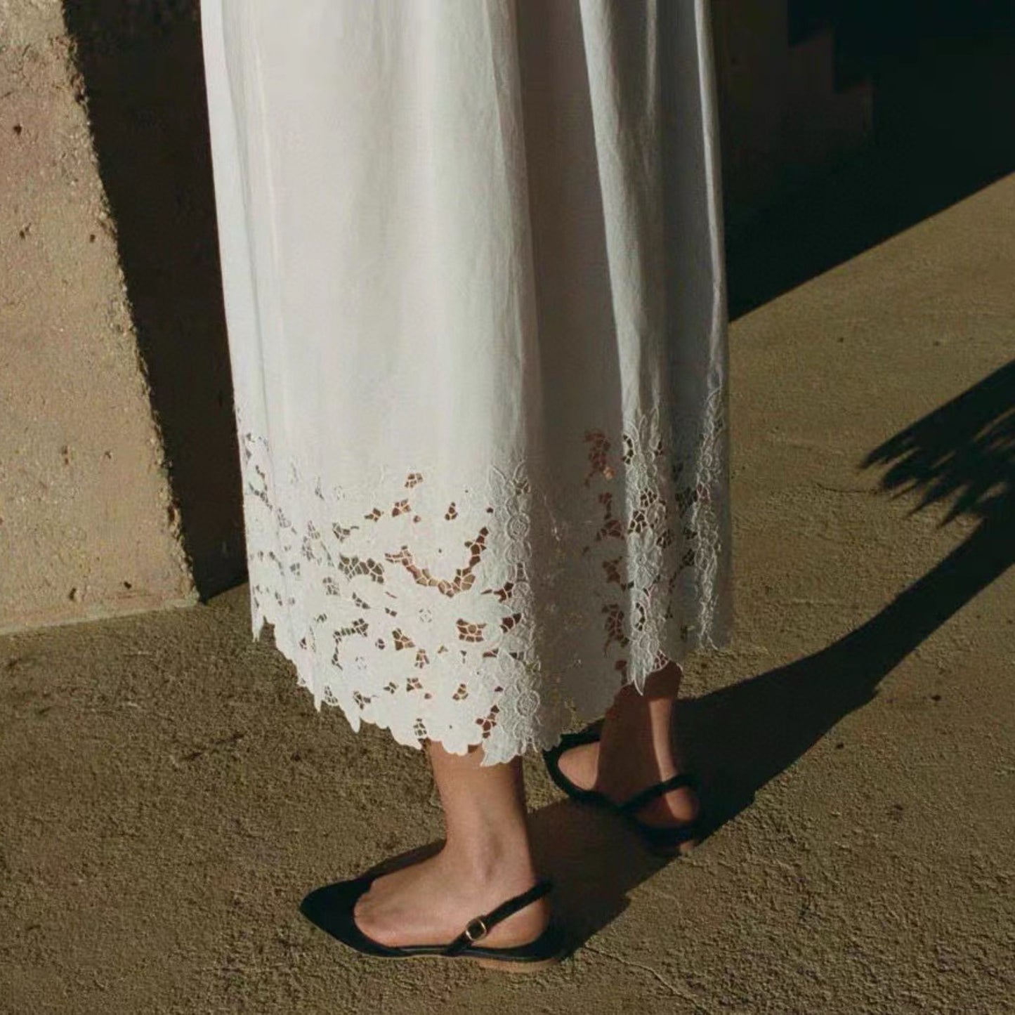 Embroidered Flower Dress