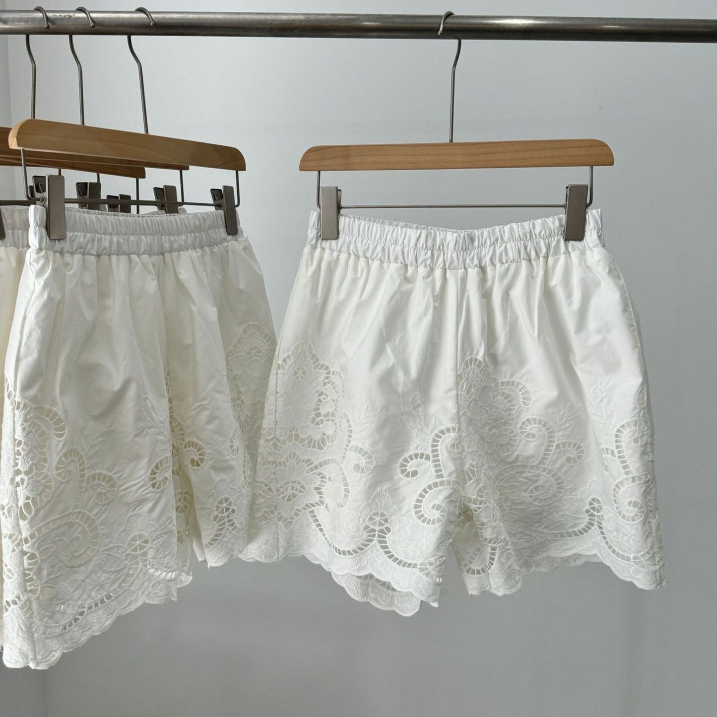 Culotte aus Baumwolle mit hoher Taille von Emberlace