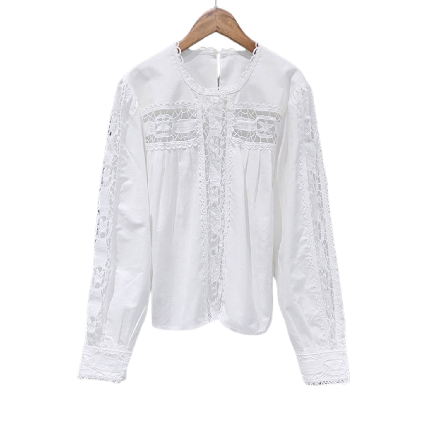 Elysian Linen Puff-Sleeve Top