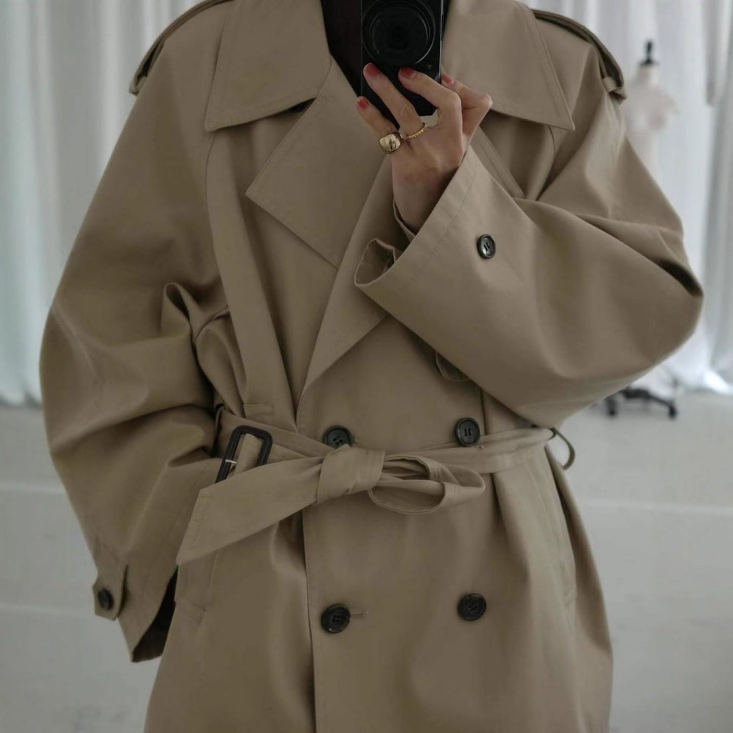 French Relaxation Lazy Trenchcoat