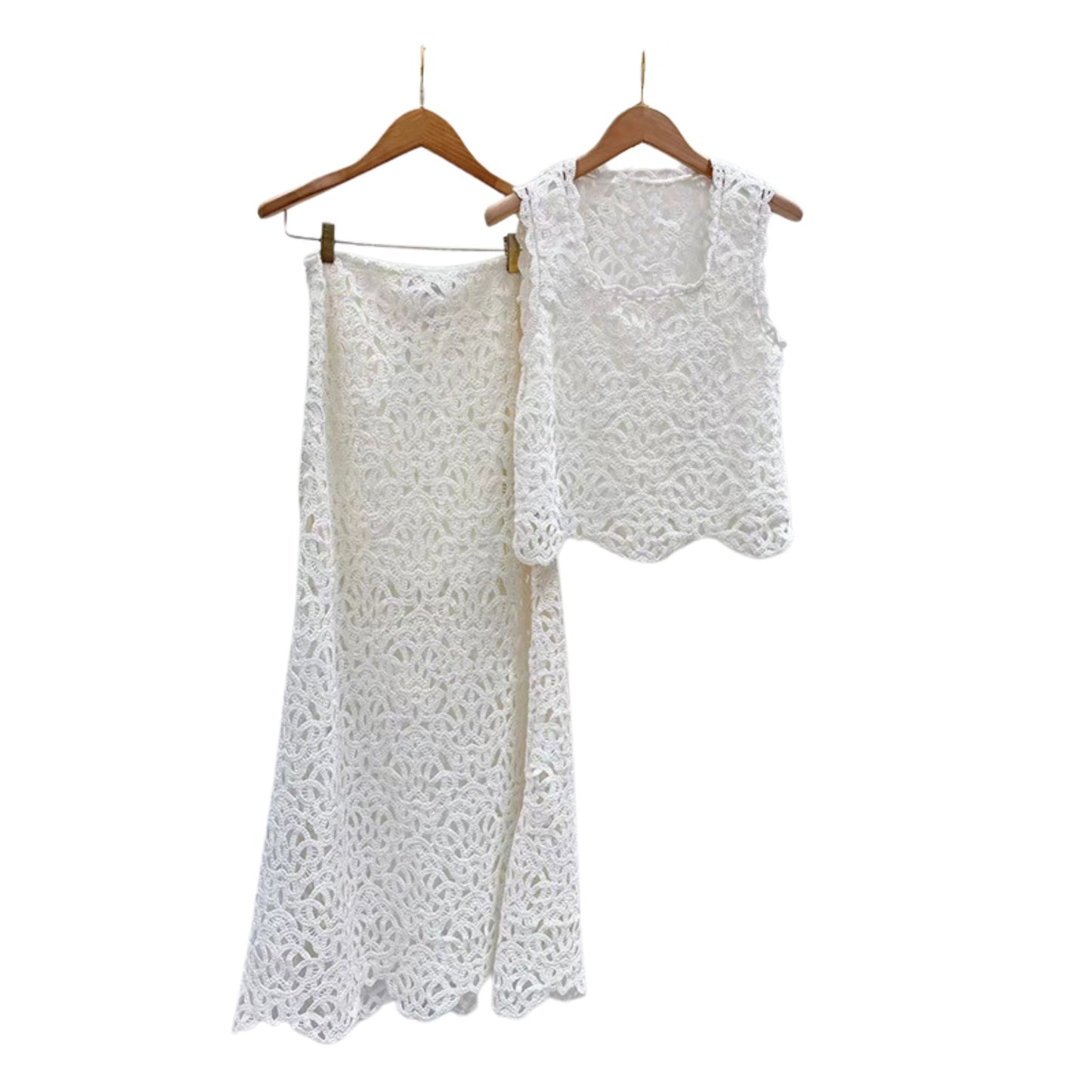 Gehäkeltes französisches Sommer-Tanktop