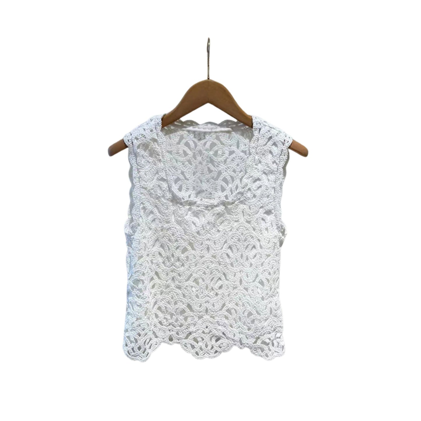 Gehäkeltes französisches Sommer-Tanktop