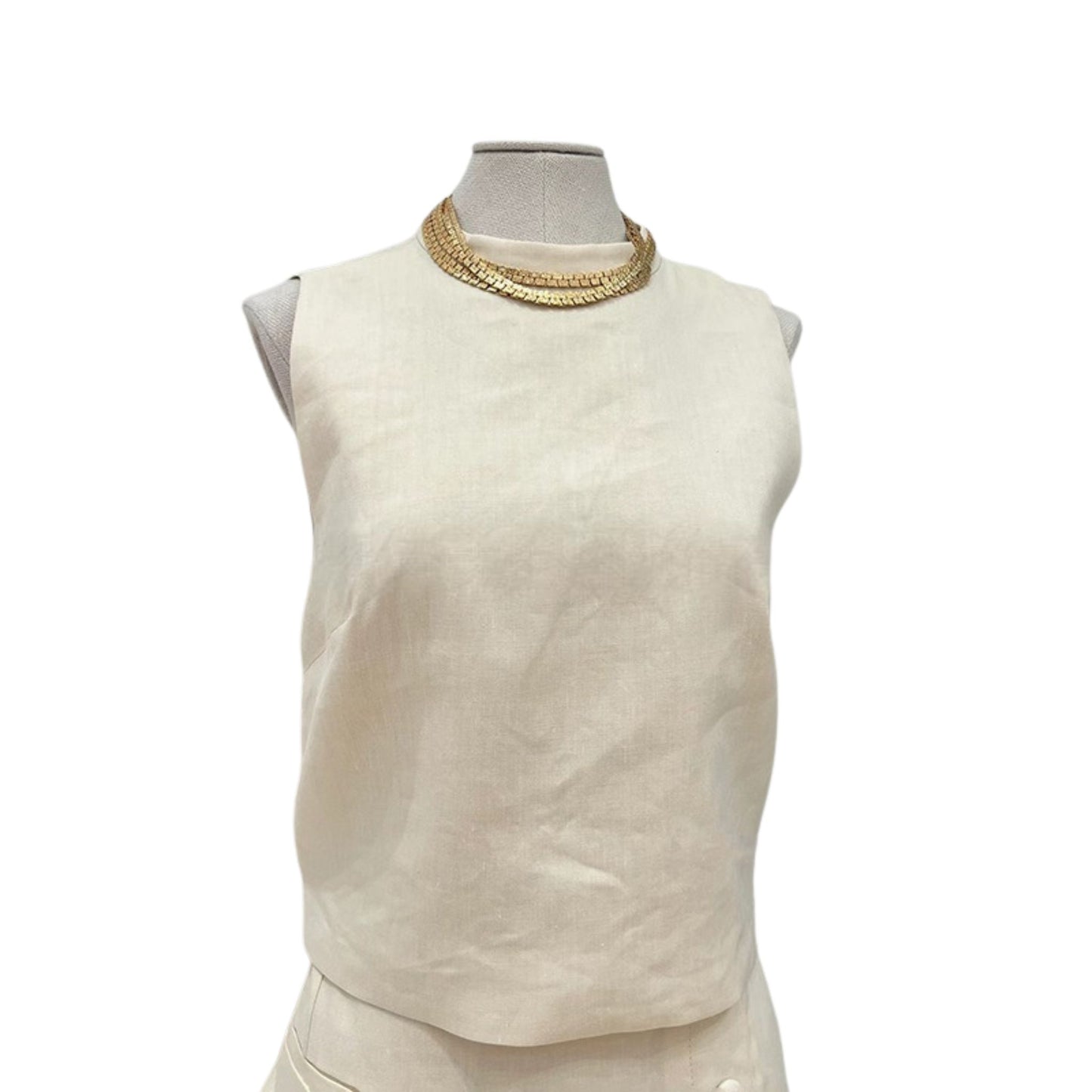 Golden Luxe Sleeveless Top