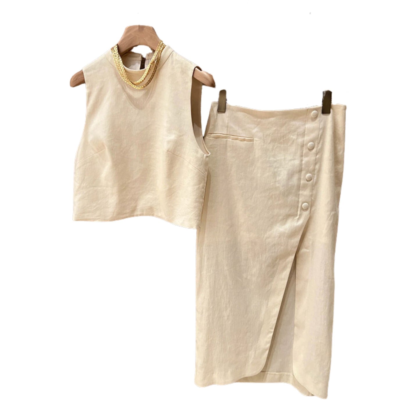 Golden Luxe Sleeveless Top