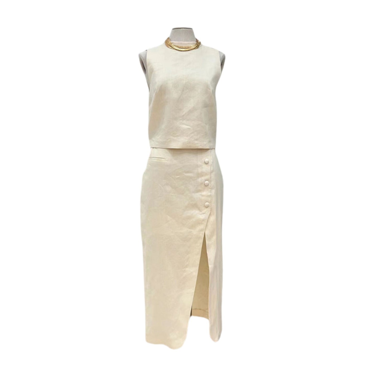 Golden Luxe Sleeveless Top