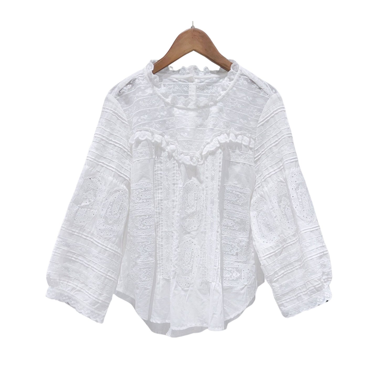 Exquisite Lace Stitched Blouse