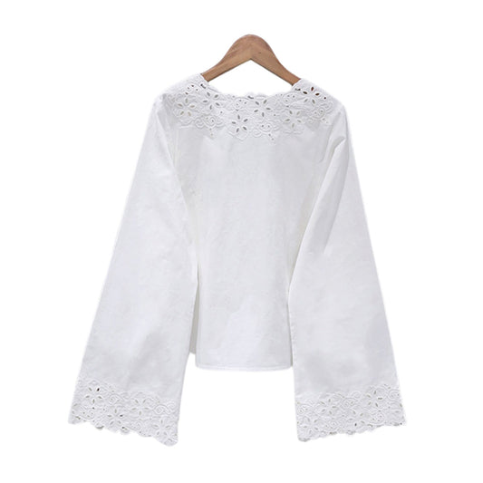 Ramie-Cotton Elegance Blouse