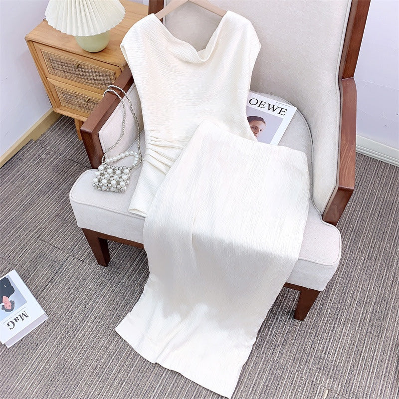 Pendulum Elegance Viscose Top White