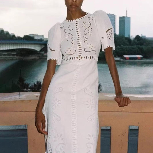 Ethereal Bloom Midi Dress