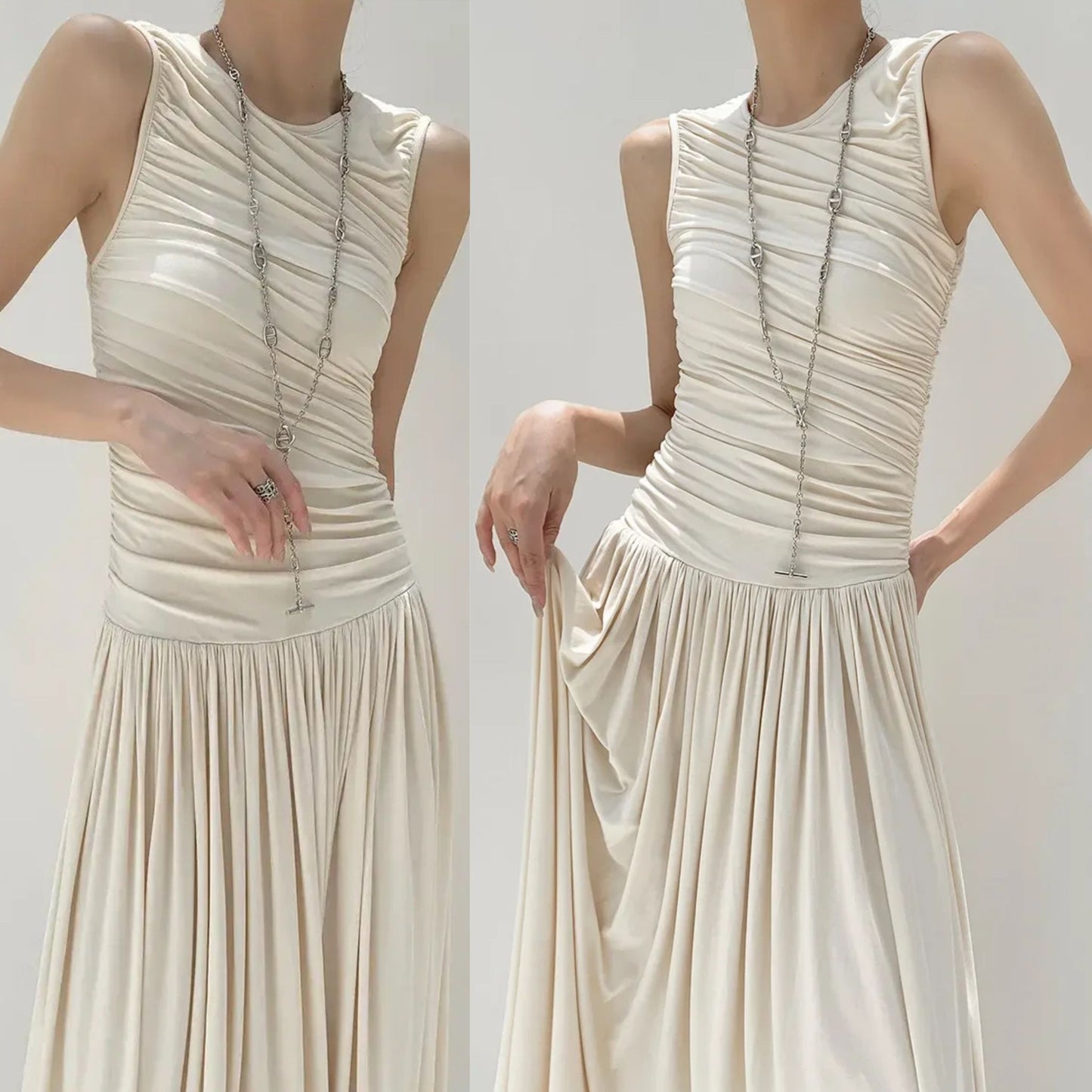 Ivory Glow Dress