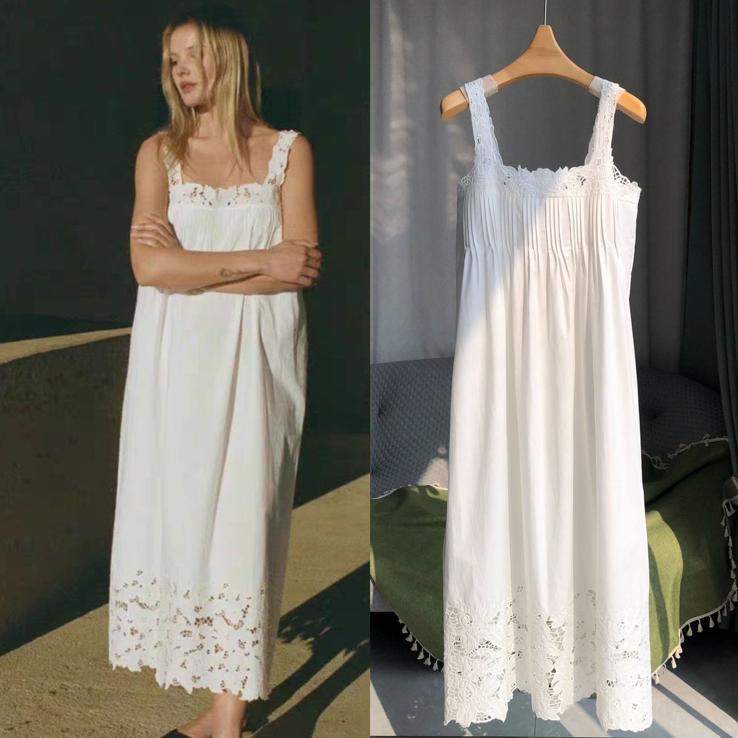Embroidered Flower Dress