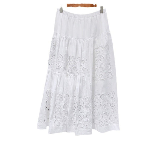 The Alana Luxe Cotton-Linen Skirt
