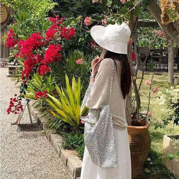 Flora Canvas Tote