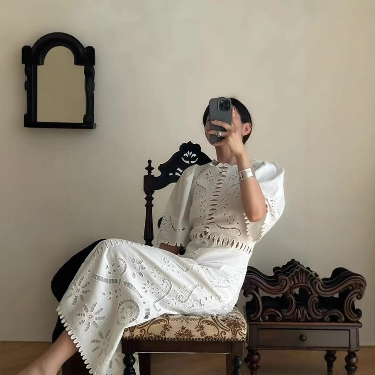 Ethereal Bloom Midi Dress