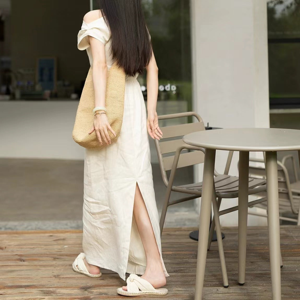 Pendulum Luxe Linen Dress