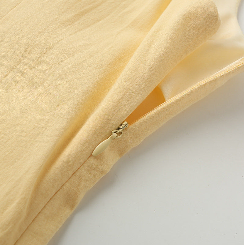 Butteryellow Parisian Square-Neck Maxi