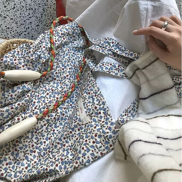 Flora Canvas Tote