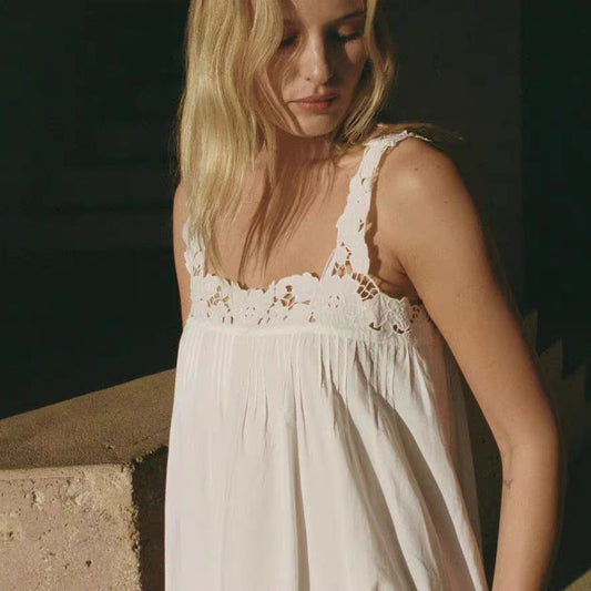 Embroidered Flower Dress