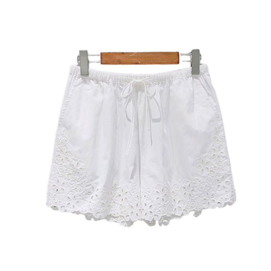 Ramie-Cotton Elegance Shorts