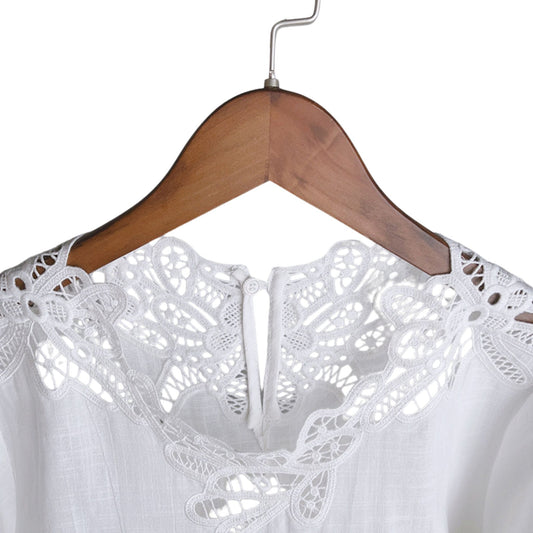 Floral Embroidery Palace Lace Top