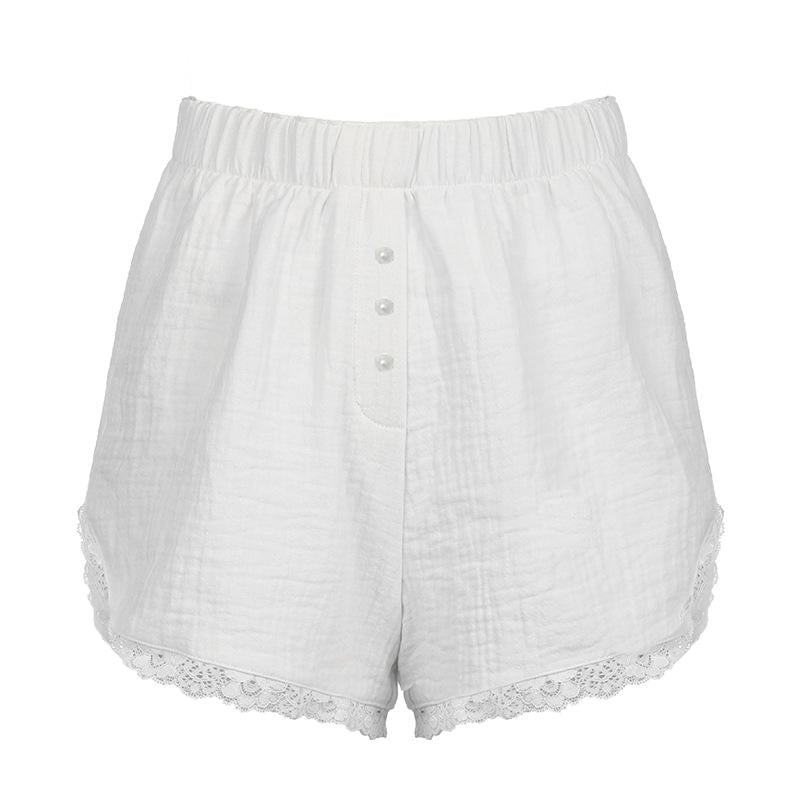 Élan spetsshorts med vida ben