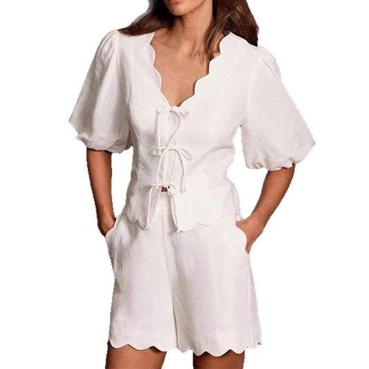 Soft Girl Ruffled Shorts